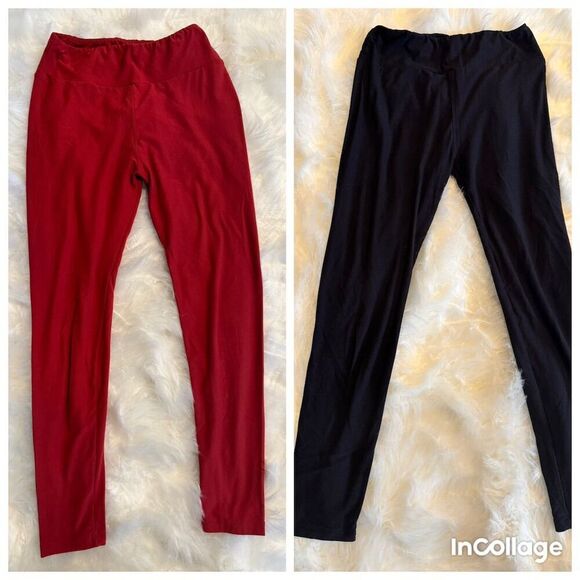 LuluRoe Women's Buttery Soft Leggings One Size - 2 pairs - Picture 1 of 16